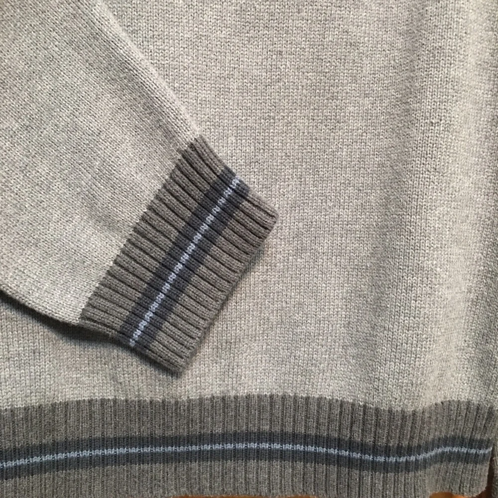 J. Crew Grey Cotton Sweater